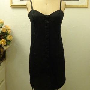 Forever 21 Black Button Down Midi Dress